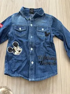 ベビードール　ミッキーマウス デニムジャケット 110