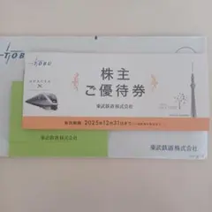 東武鉄道　株主ご優待券 2025