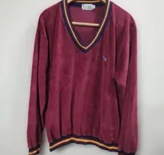 LACOSTE ヴィンテージVネック セーターXL