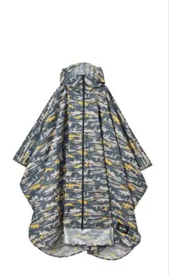 【新品未使用】KIU ポンチョ　マウンテンカモ(358)