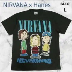 ☆美品 NIRVANA ニルバーナ Tシャツ L スヌーピー NEVERMIND