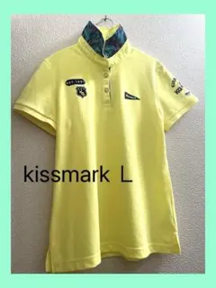 ⭐︎kissmark⭐︎ゴルフウェア　半袖ポロシャツ　レディースL 古着