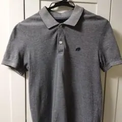 BANANA REPUBLIC オーガニックコットン ピケポロ S グレー
