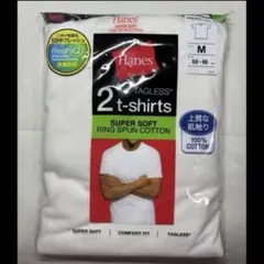 ２枚セット クルーネックTシャツ　M 綿100% ヘインズ　クルーネック　丸首