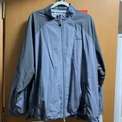 alound wide nylon track jaket （Grey）