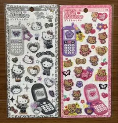 平成はっぴーフォン　シール　サンリオ　キティ
