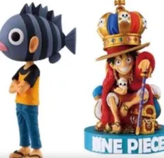 ONE PIECE BASE SHOP 尾田栄一郎　ルフィ　ワーコレ　セット