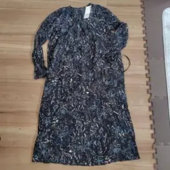 b-441 レディース ワンピース マキシ丈 花柄 ヴィス VIS