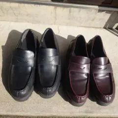 GU ローファー 27cm 2セット　チャンキーソール