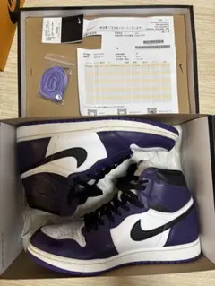 NIKE Air Jordan 1 Court Purple コートパープル