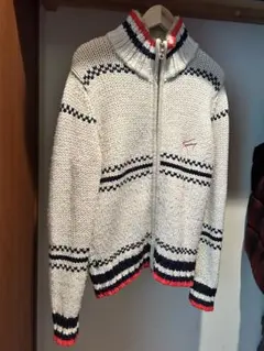 【4/10まで出品します。】TOMMY Mサイズ ジップアップセーター