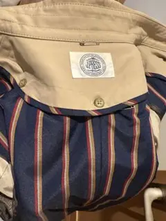 J.PRESS トレンチコート ベージュ 裏地ストライプ 取り外し可 通勤に最適