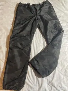 【匿名配送】ユニクロ　暖パン　カーゴパンツ カモフラ 迷彩 裏フリース 裾コード