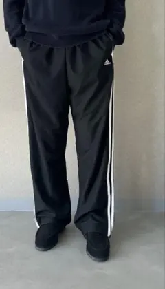 00's adidas ナイロン トラックパンツ　Mサイズ