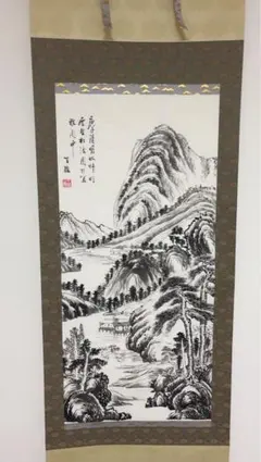中国絵画 掛け軸 鷹図 水墨画 アート 壁掛け 書画 インテリア 装飾