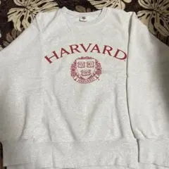 HARVARD ロゴ クルーネック スウェット