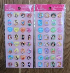 ☆セリア☆ディズニープリンセスストーンシール