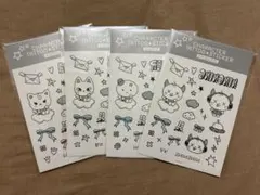 aespa SYNK:aeXIS LINE ソウル タトゥーステッカー4枚セット