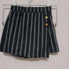 ストライプ ハーフパンツ ボタン付き　120