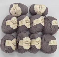 【同梱不可】毛糸 まとめ売り ウール混 10玉