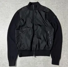 【値下げ期間中】MONCLER ハイブリッド ニット カーディガン ブラック