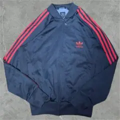 114 adidas 05年製トラックジャケット黒/赤ATP 復刻 サイズ L