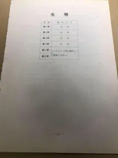 生物 記述とマーク模擬試験 アウトレット問題