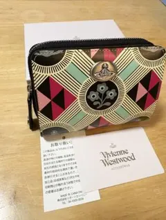 【レア完売品】Vivienne Westwood 二つ折り財布 幾何学模様