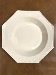 希少◇19世紀オリヴィエ・パリ窯ファイアンスフィーヌオクトゴナル皿