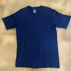 90年代アメリカ製！目なし　チャンピオン　ポケットTシャツ　完全無地！　Lサイズ