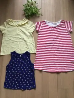 全てSamansa Mos2 Lagom★美品 100 お得な夏服3枚セット