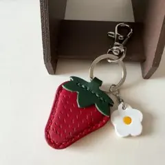 いちごのキーホルダー　赤