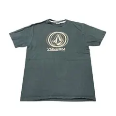VOLCOM フロントプリントTシャツ　ロゴ　ブラック　古着　8jのサムネイル