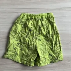キャラクター柄 半ズボン ライムグリーン