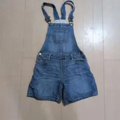 GAP デニム オーバーオール ショートパンツ