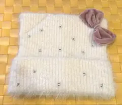 USJ ユニバ ハローキティ hellokitty ストーン付きニット帽