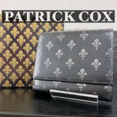 美品♡パトリックコックス 三つ折り財布 ブラック 箱付きのサムネイル