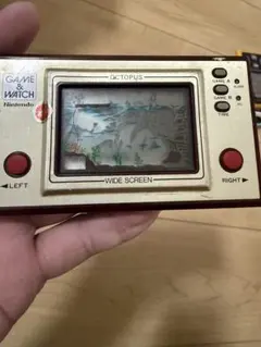 【動作確認済み★1981年】◼️ゲームウォッチ◼️オクトパス◼️任天堂◼️箱付◼️取説付◼️ 任天堂 ゲームウォッチ オクトパス 1981年製 オクトパス』知っ