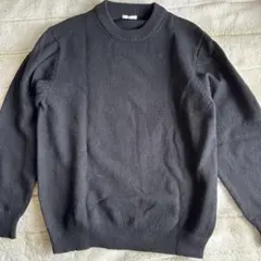 黒 M クルーネックニット