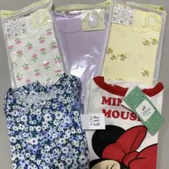 未使用 70cm＆80cm ボディスーツ 5枚セット