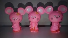 最終価格です❗️昭和雑貨✨️レトロソフビ✨️可愛いネズミ3体セット