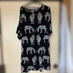 Bohemians ゼブラ柄 ワンピースのサムネイル