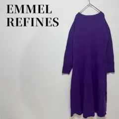エメルリファインズ　SMF　アゼボトル　ネックワンピース　ロング丈　パープル
