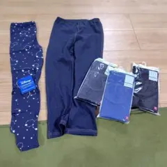 120cm ユニクロレギンス4枚＋1枚