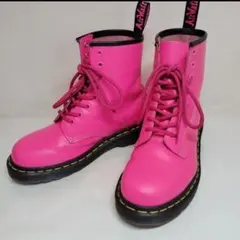 美品 Dr.Martens ドクターマーチン 8ホールブーツ ピンク UK4
