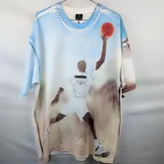 【JORDAN】マイケルジョーダン 全面プリント Tシャツ XL 希少
