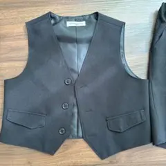 phene ブラック フォーマル ベスト ショートパンツ セット