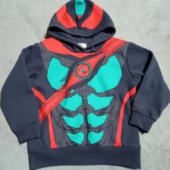 仮面ライダー ゼッツ110フード付きパーカー裏起毛男の子なりきり