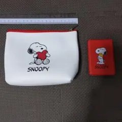 スヌーピーポーチ＆ミラーセット