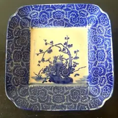 古伊万里 染付隅切四方皿 江戸後期 - メルカリ
